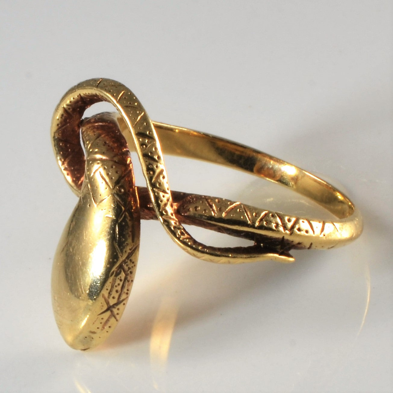 Early 1900s Serpent Wrap Ring | SZ 8.5 |