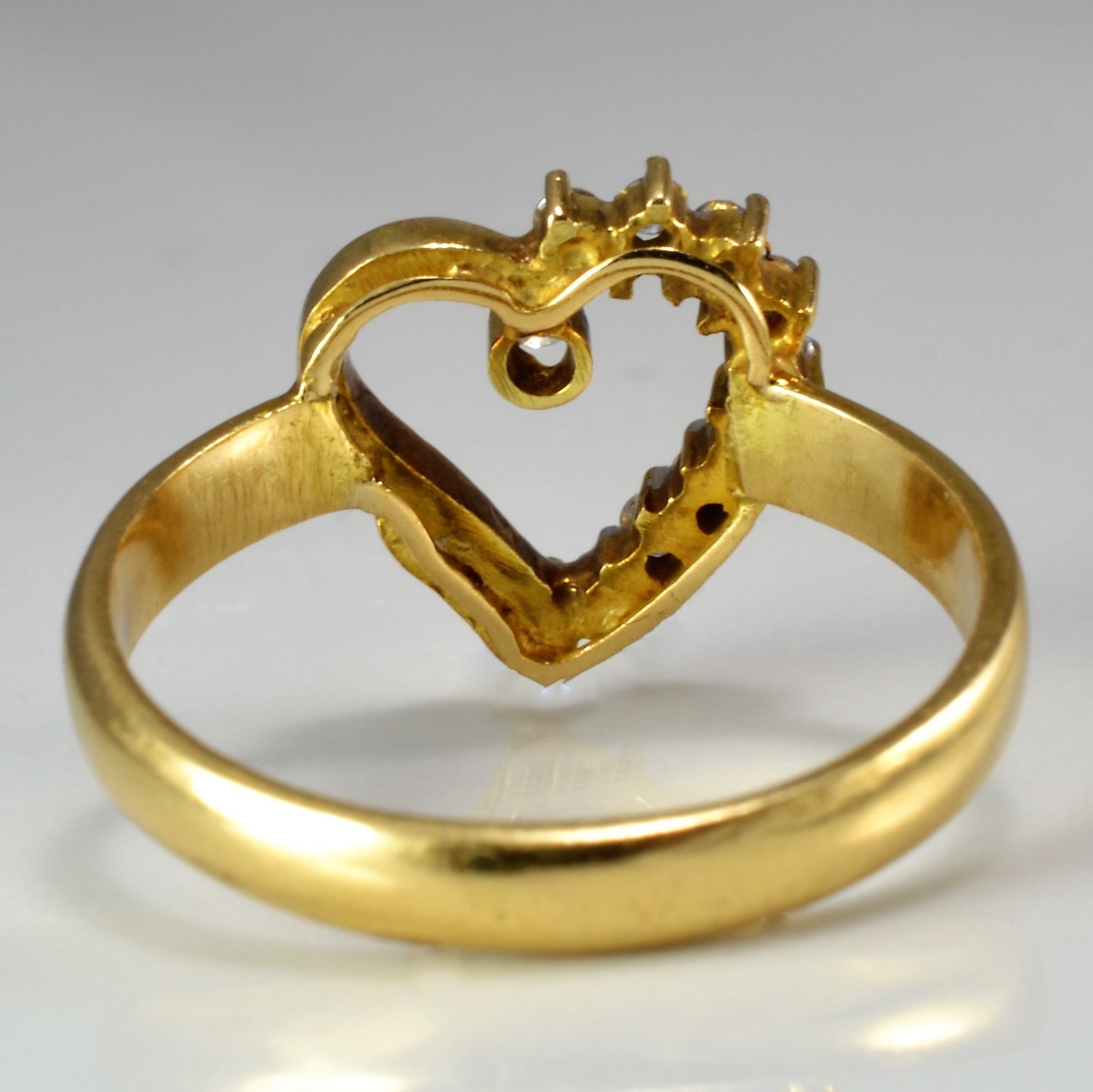 Diamond Heart Ring | 0.20 ctw, SZ 6.5 |