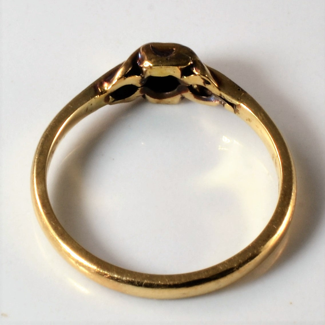 Solitaire Diamond Vintage Ring | 0.02ct | SZ 6.75 |