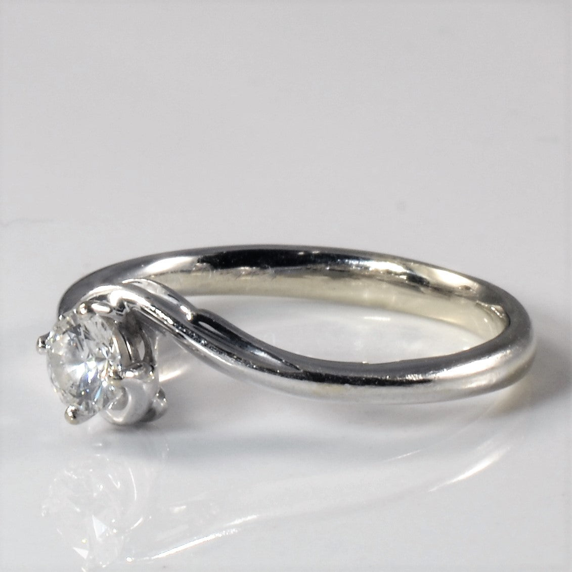 Bypass Solitaire Diamond Ring | 0.25ct | SZ 5 |