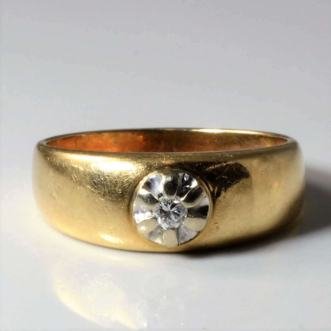Illusion Claw Set Diamond Band | 0.06ct | SZ 9.25 |