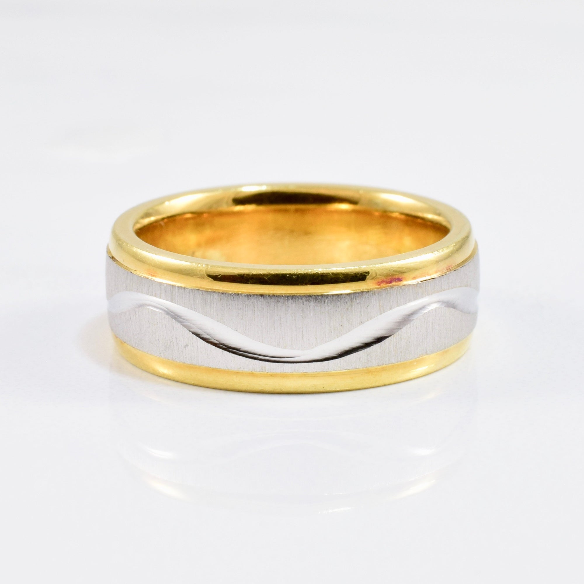 Two Tone Gold Band | SZ 5.5 |