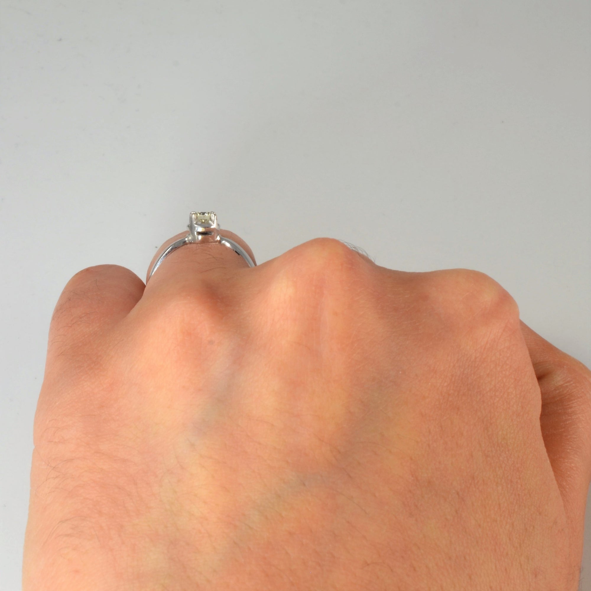 Solitaire Diamond Ring | 0.12ct | SZ 4 |