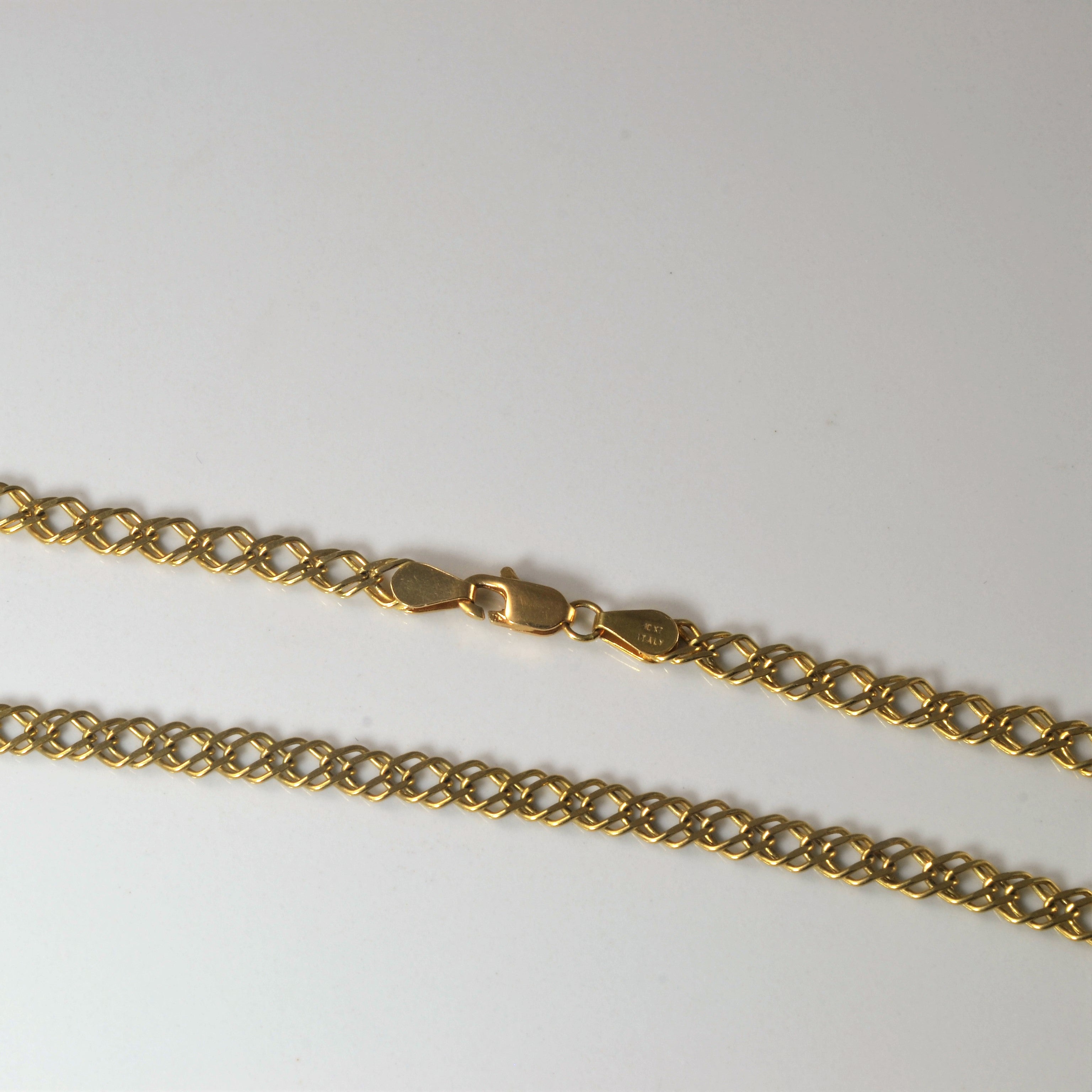 10k Yellow Gold Parallel Chain | 17" |