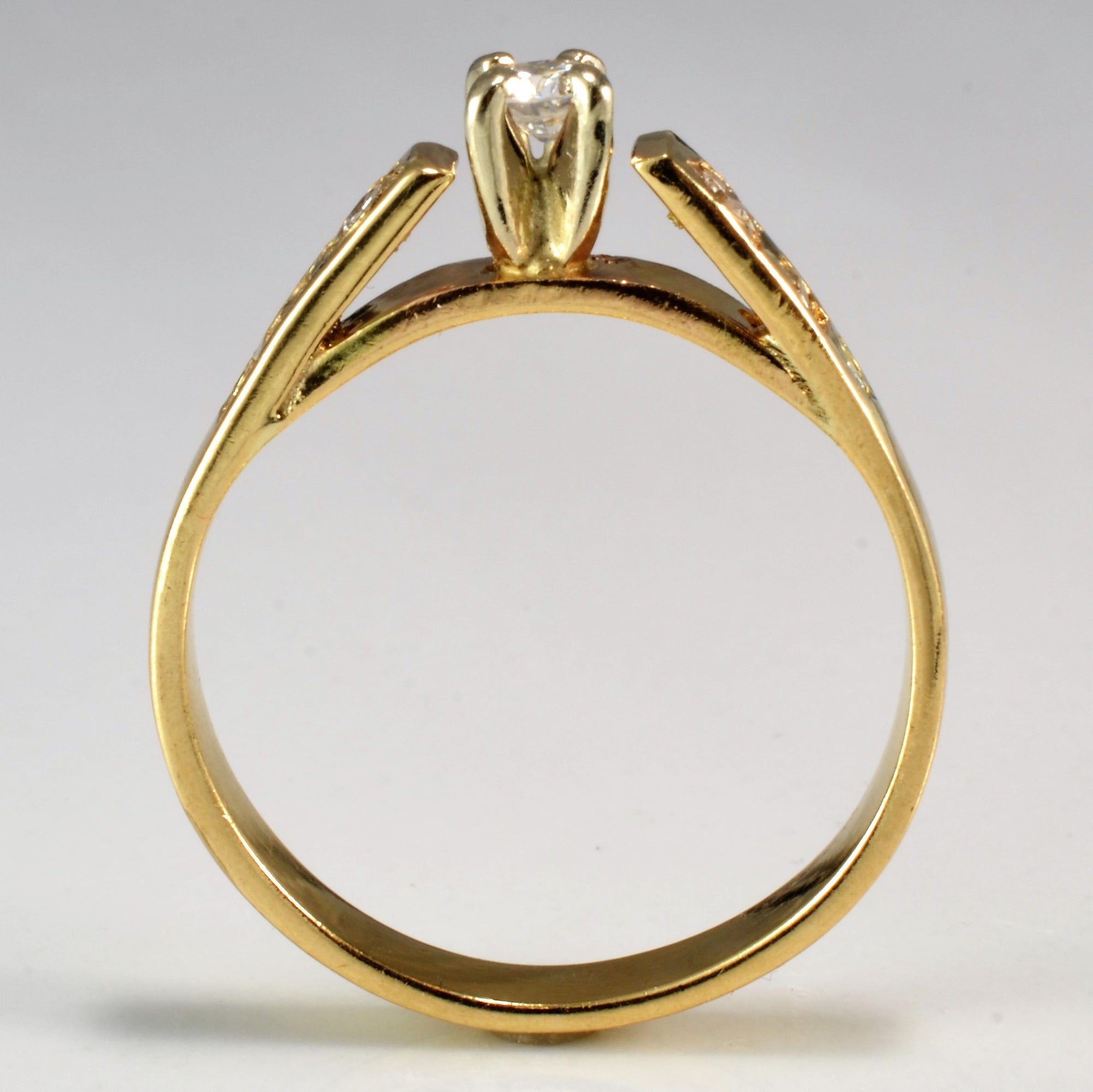 High Set Diamond Ring | 0.27ctw | SZ 8.5 |