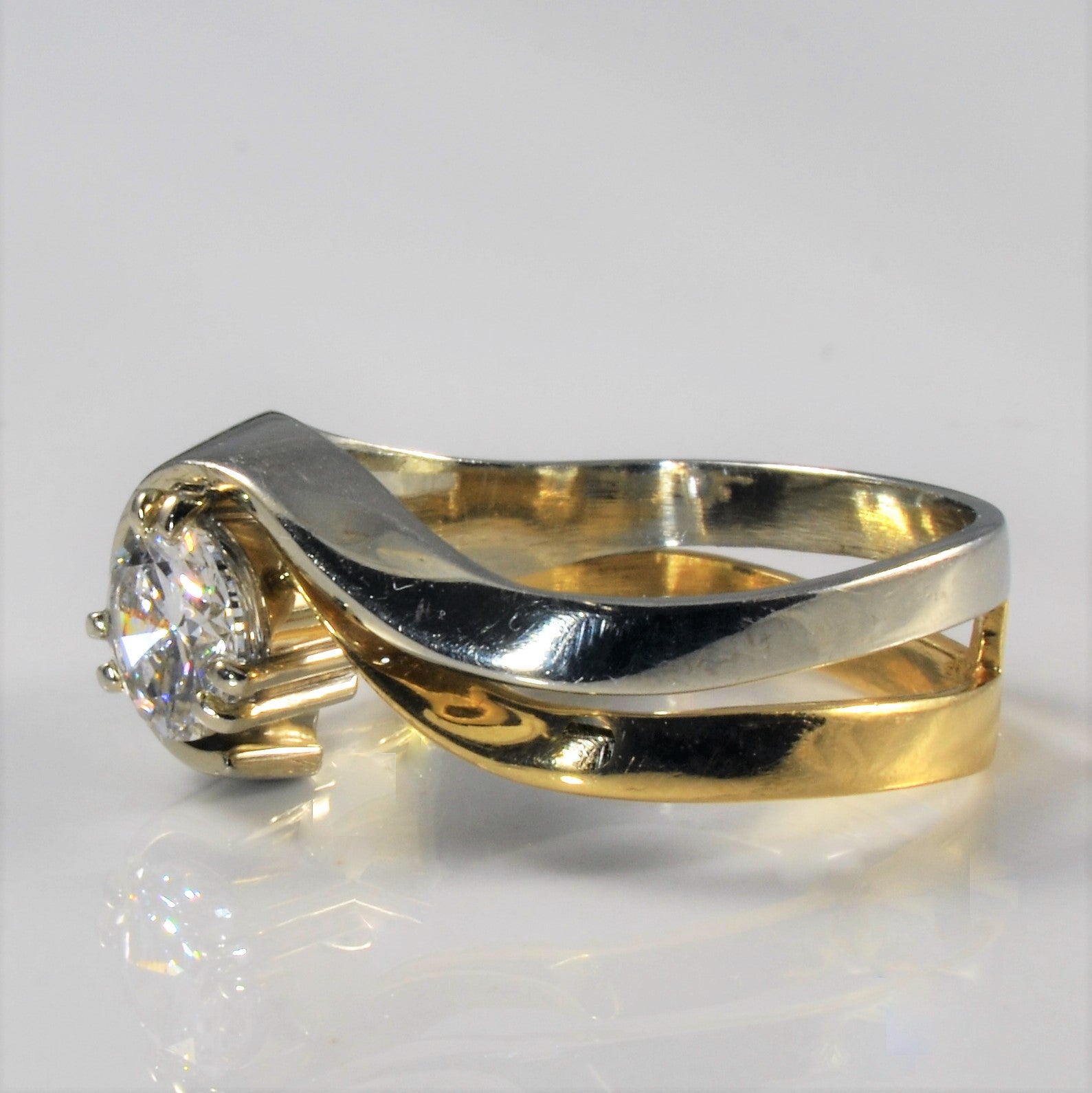 Double Prong Bypass Diamond Ring | 1.01ct | SZ 8.25 |