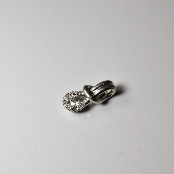 Cluster Diamond Drop Pendant | 0.17ctw |