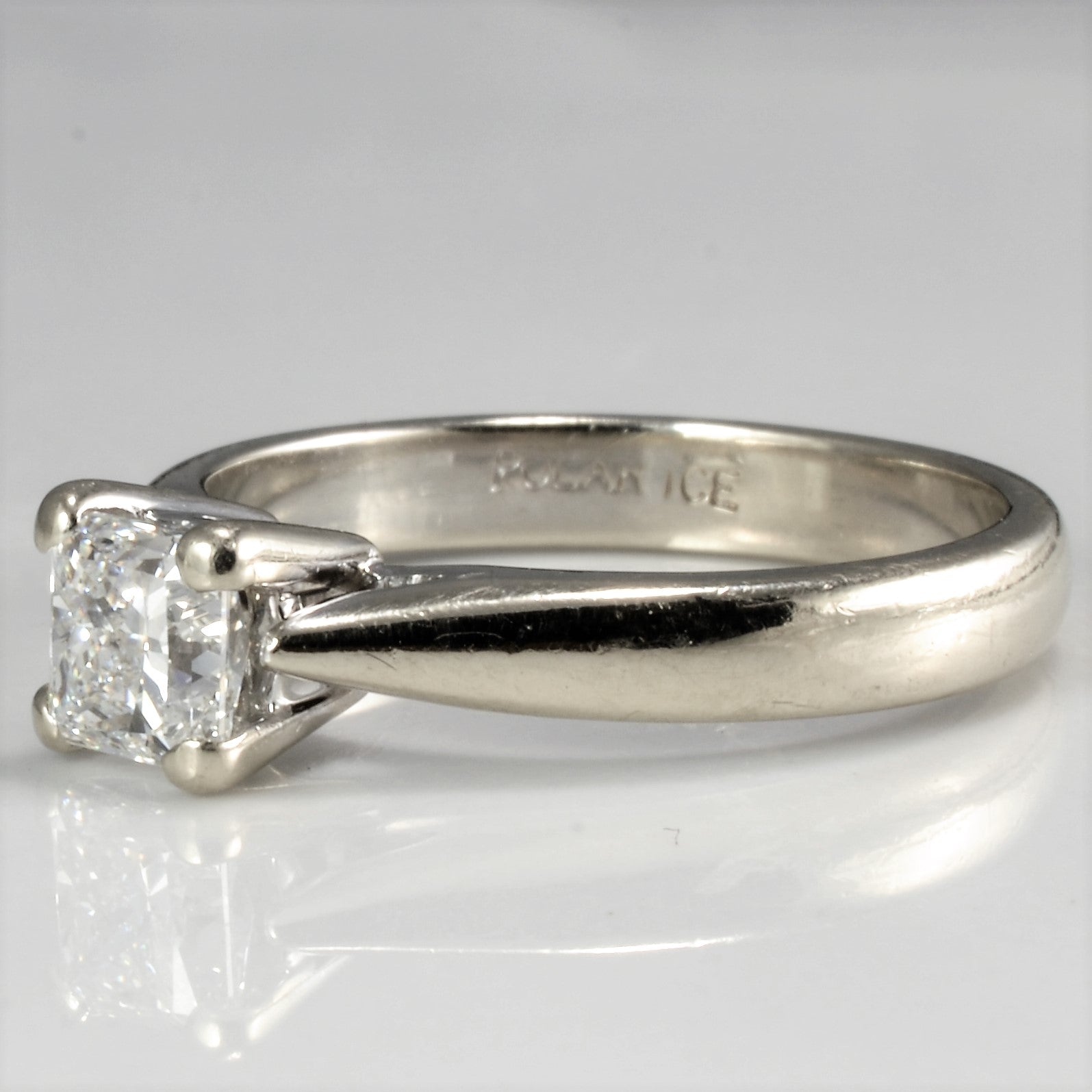 Solitaire Princess Diamond Engagement Ring | 0.76 ct, SZ 6.5 |