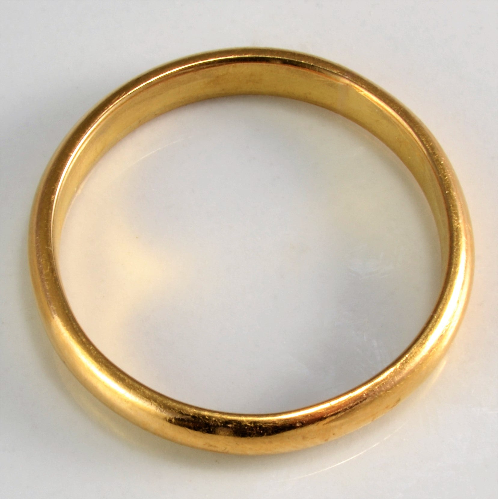 1854 Birmingham Hallmarked Victorian Era 22k Gold Band | SZ 7.5 |