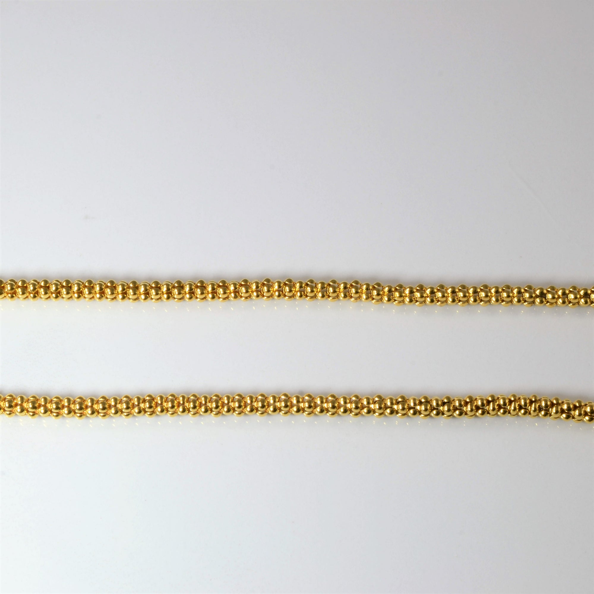 22k Yellow Gold Popcorn Chain | 26