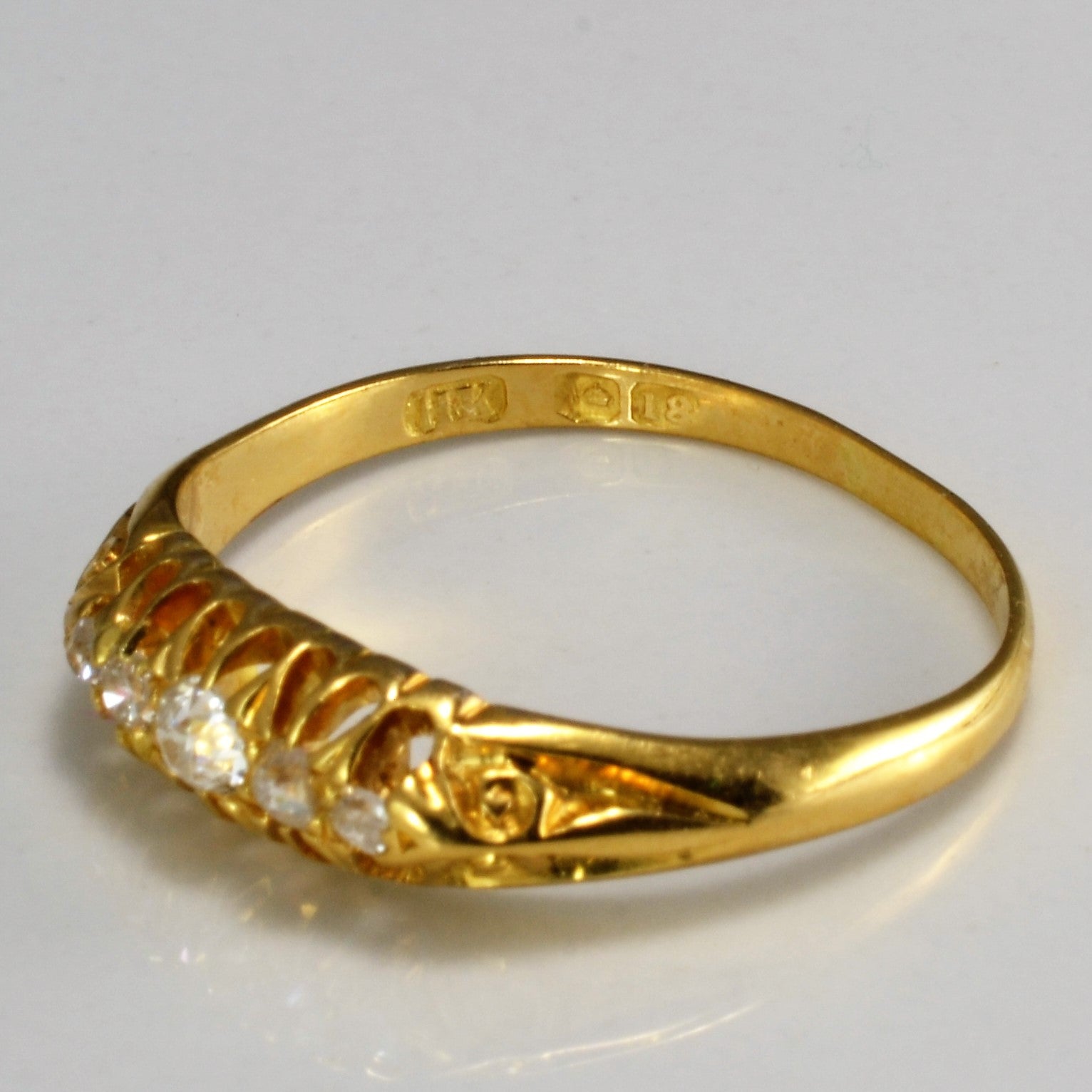 Victorian Five Stone Diamond Ring | 0.17 ctw, SZ 8.5 |
