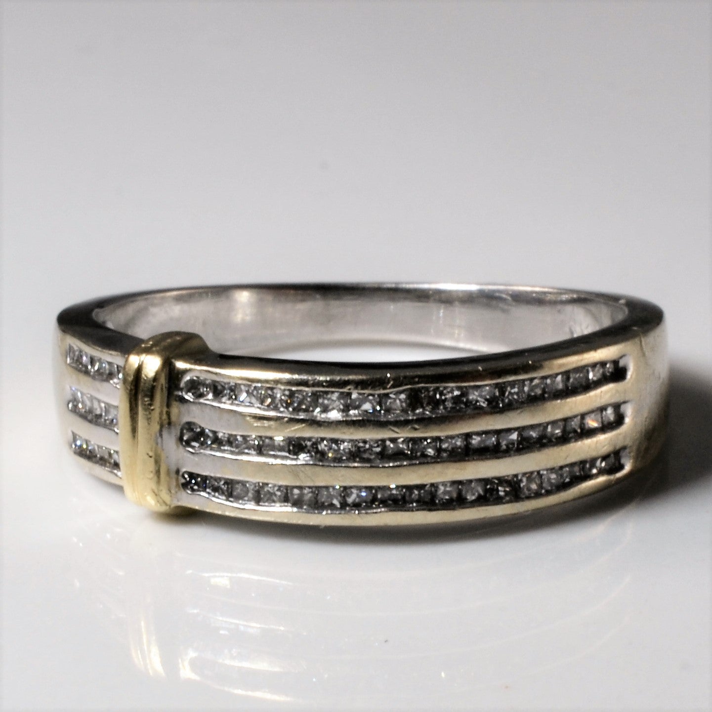 Bague triple diamant | 1,00 ct au total | Taille 10 | 