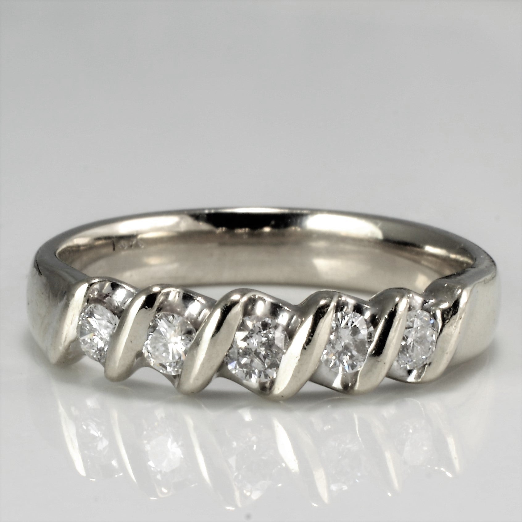 Five Stone Diamond Ring | 0.20 ctw, SZ 5.5 |
