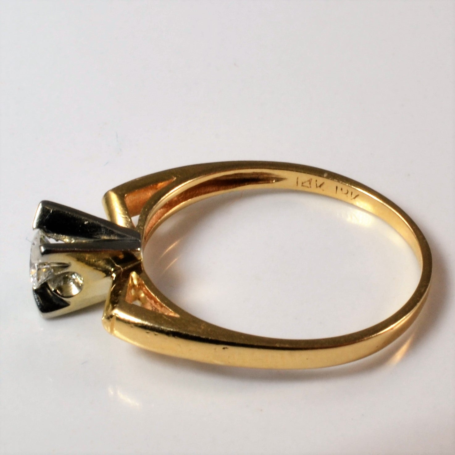 Solitaire Diamond Ring | 0.16ct | SZ 7 |