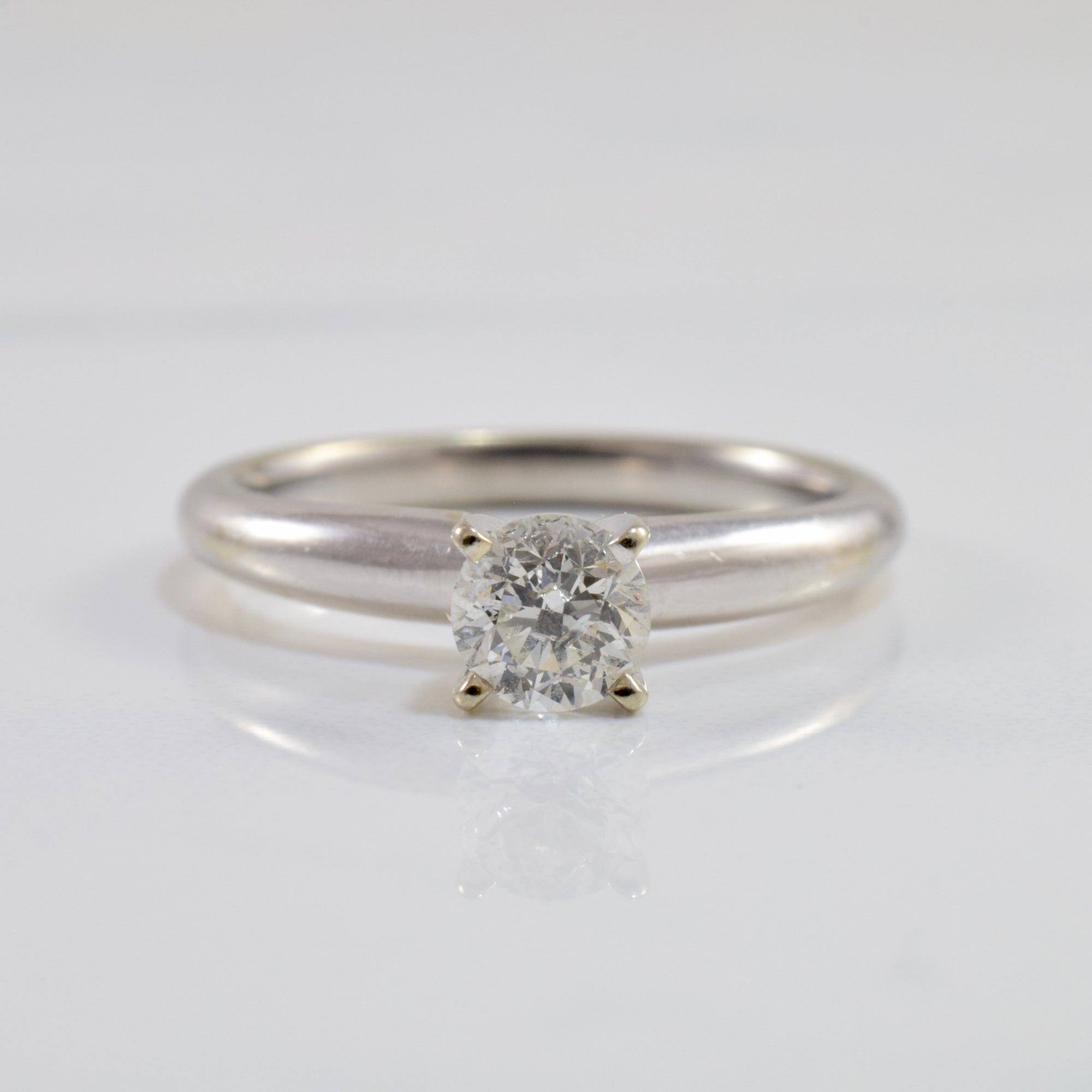 Solitaire Engagement Ring | 0.42 ct SZ 6.25 |