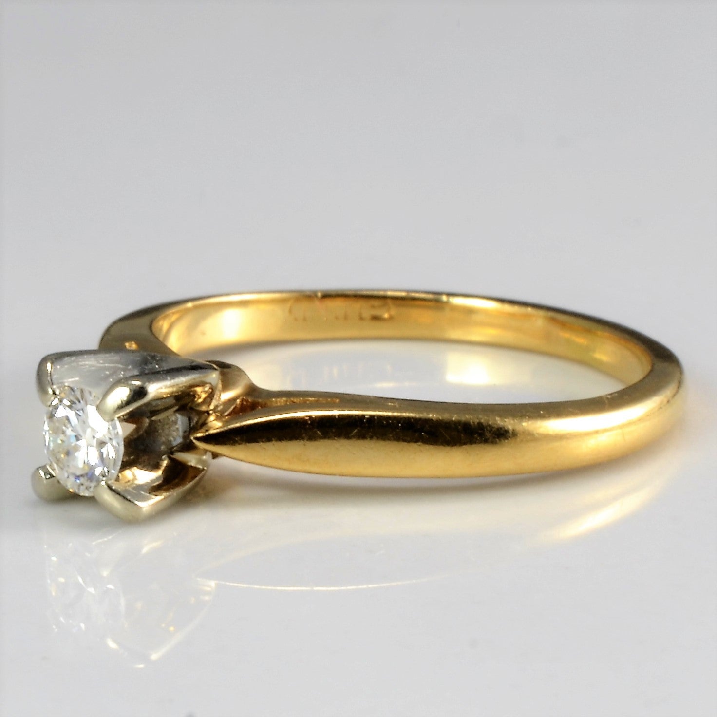 Solitaire Diamond Ring | 0.10 ct, SZ 4.25 |