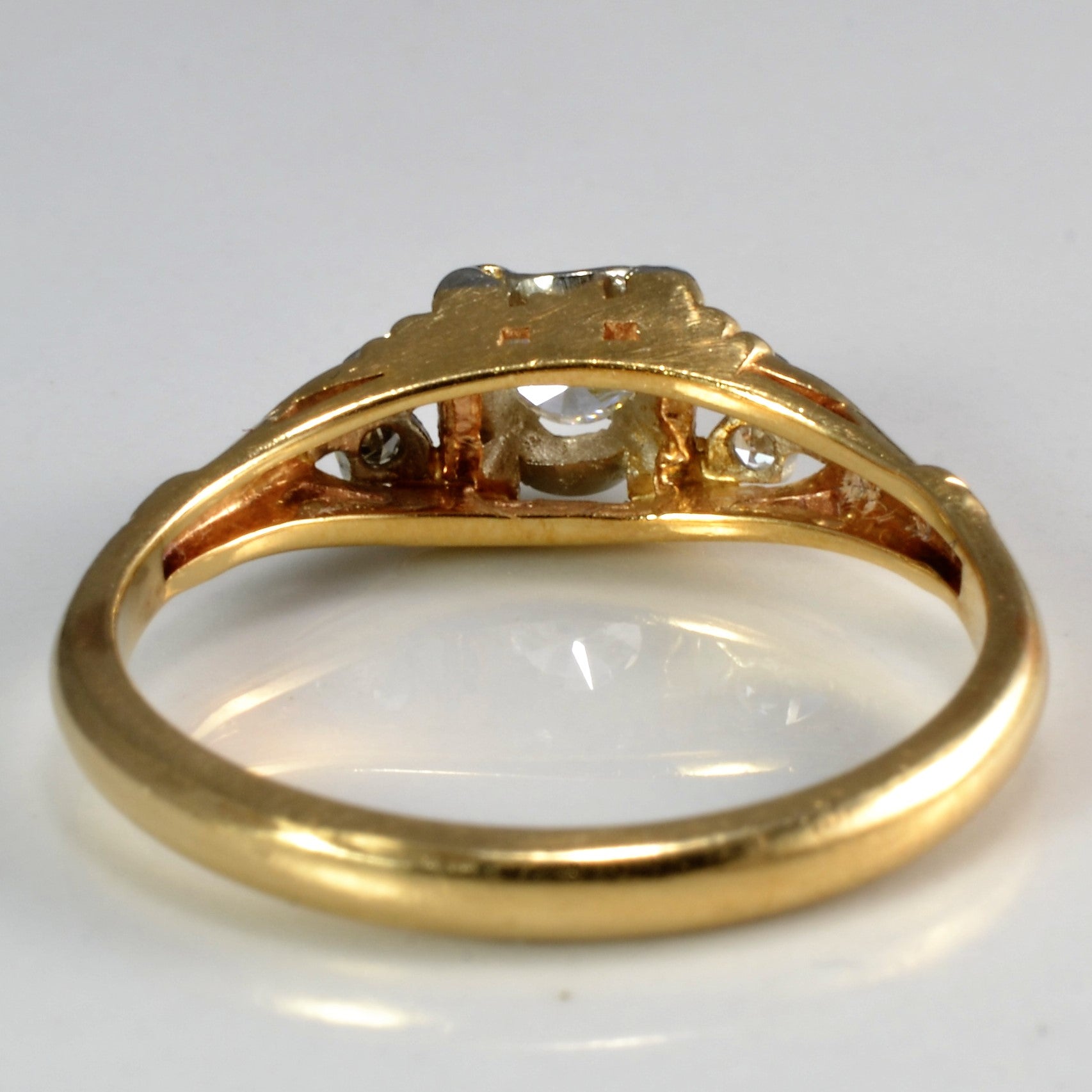 Retro Diamond Ladies Ring | 0.17 ctw, SZ 5.5 |