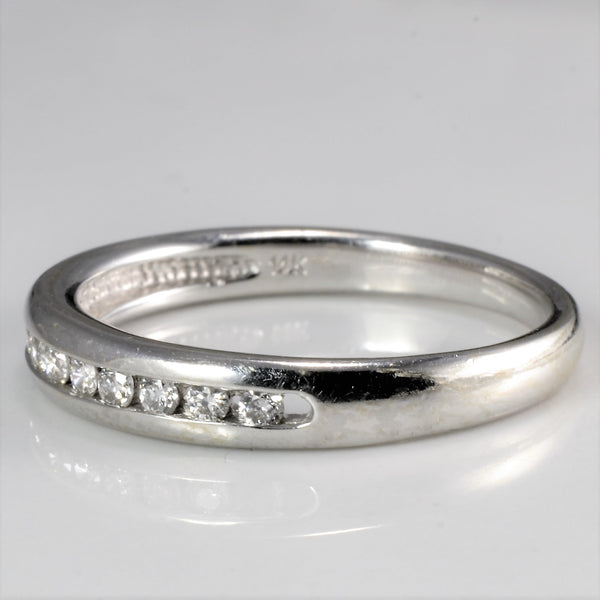 Channel Set Diamond Band | 0.20 ctw, SZ 6.5 |