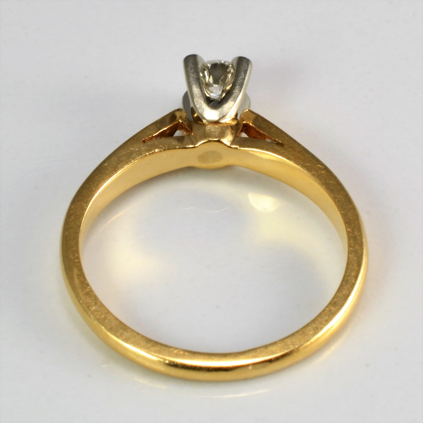Solitaire Diamond Ring | 0.10 ct, SZ 4.25 |