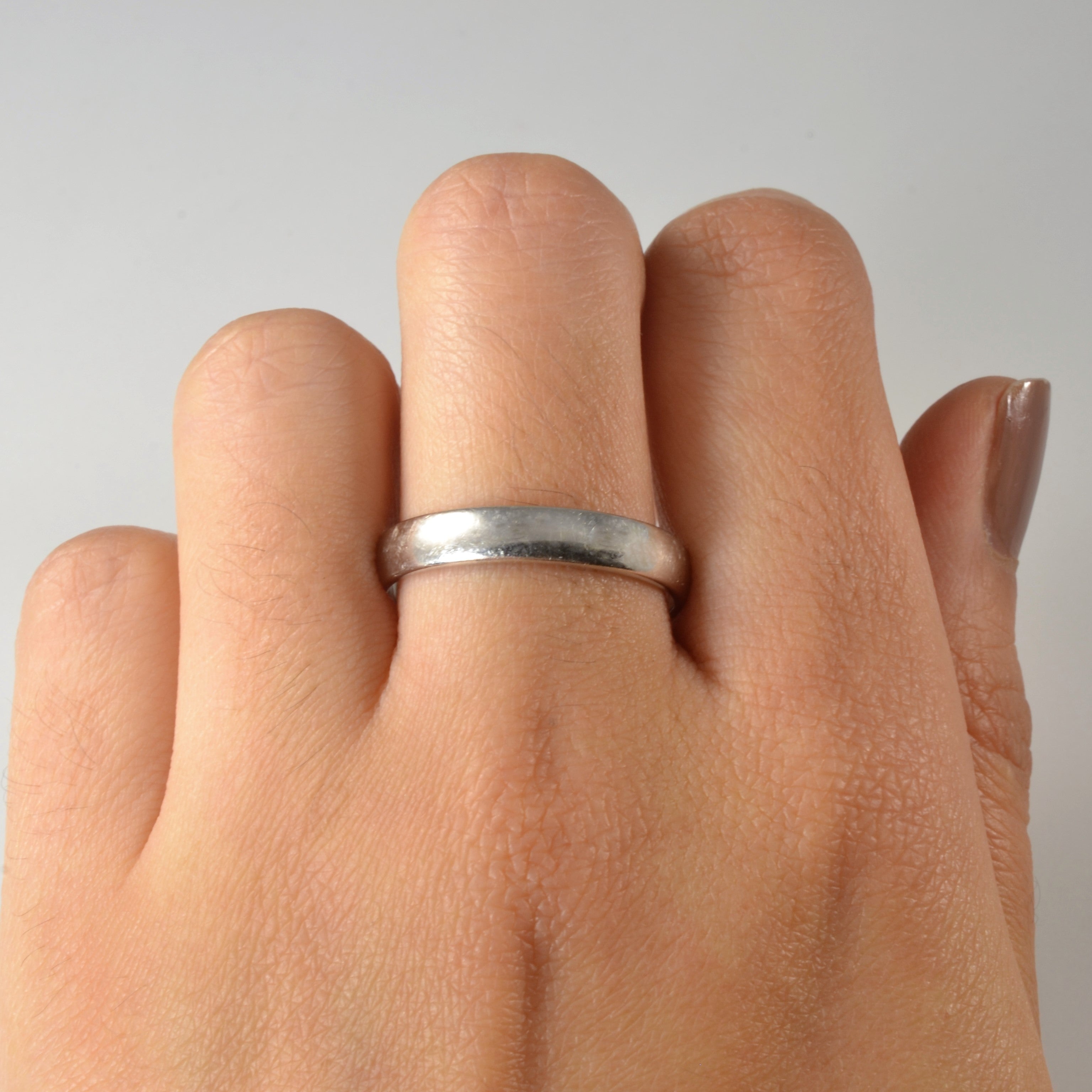 14k White Gold Band | SZ 11 |