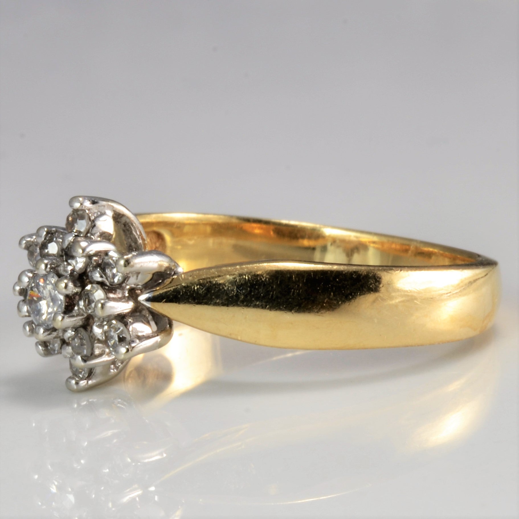 Cluster Diamond Ladies Ring | 0.24 ctw, SZ 6.5 |