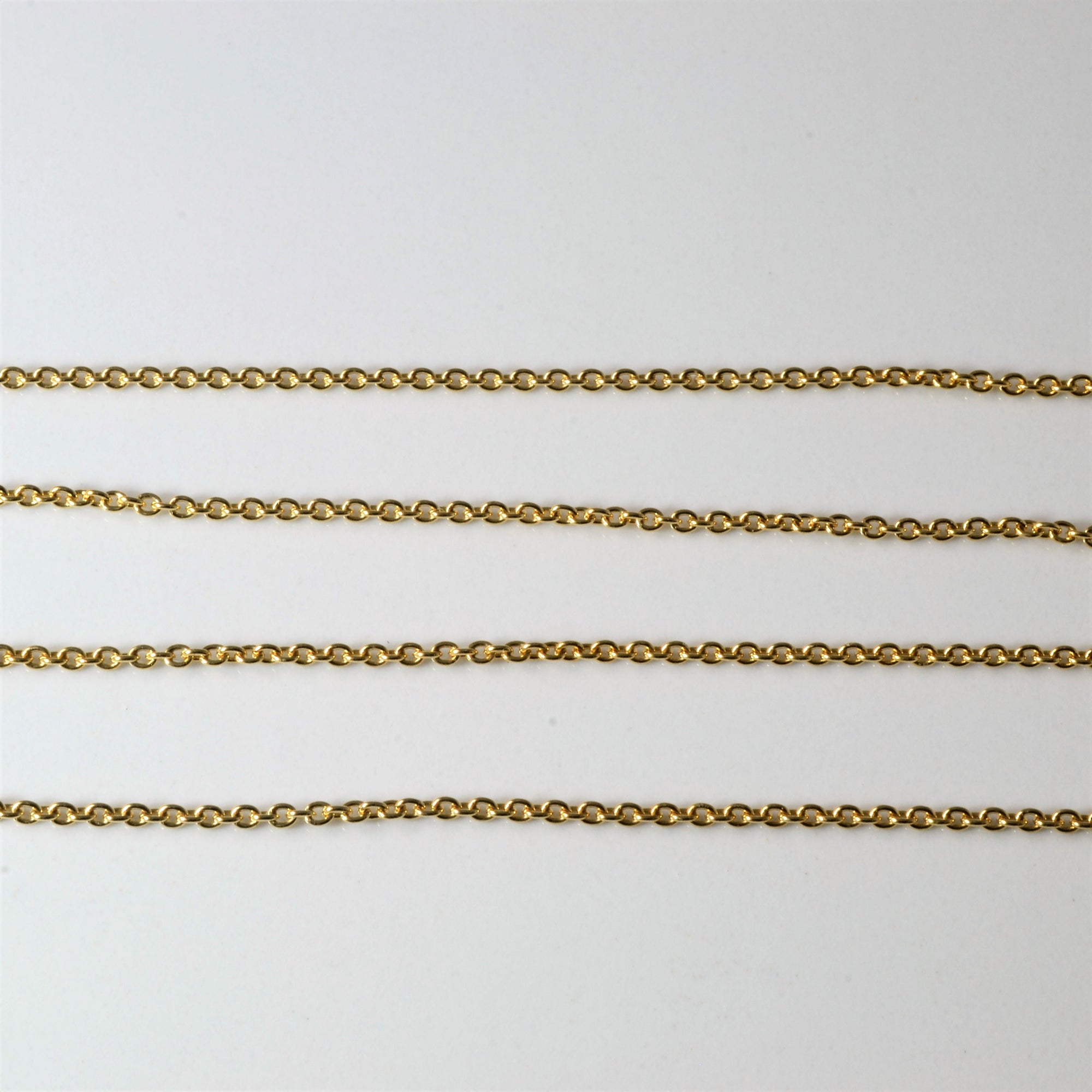 Pandora' 14k Yellow Gold Cable Chain | 17