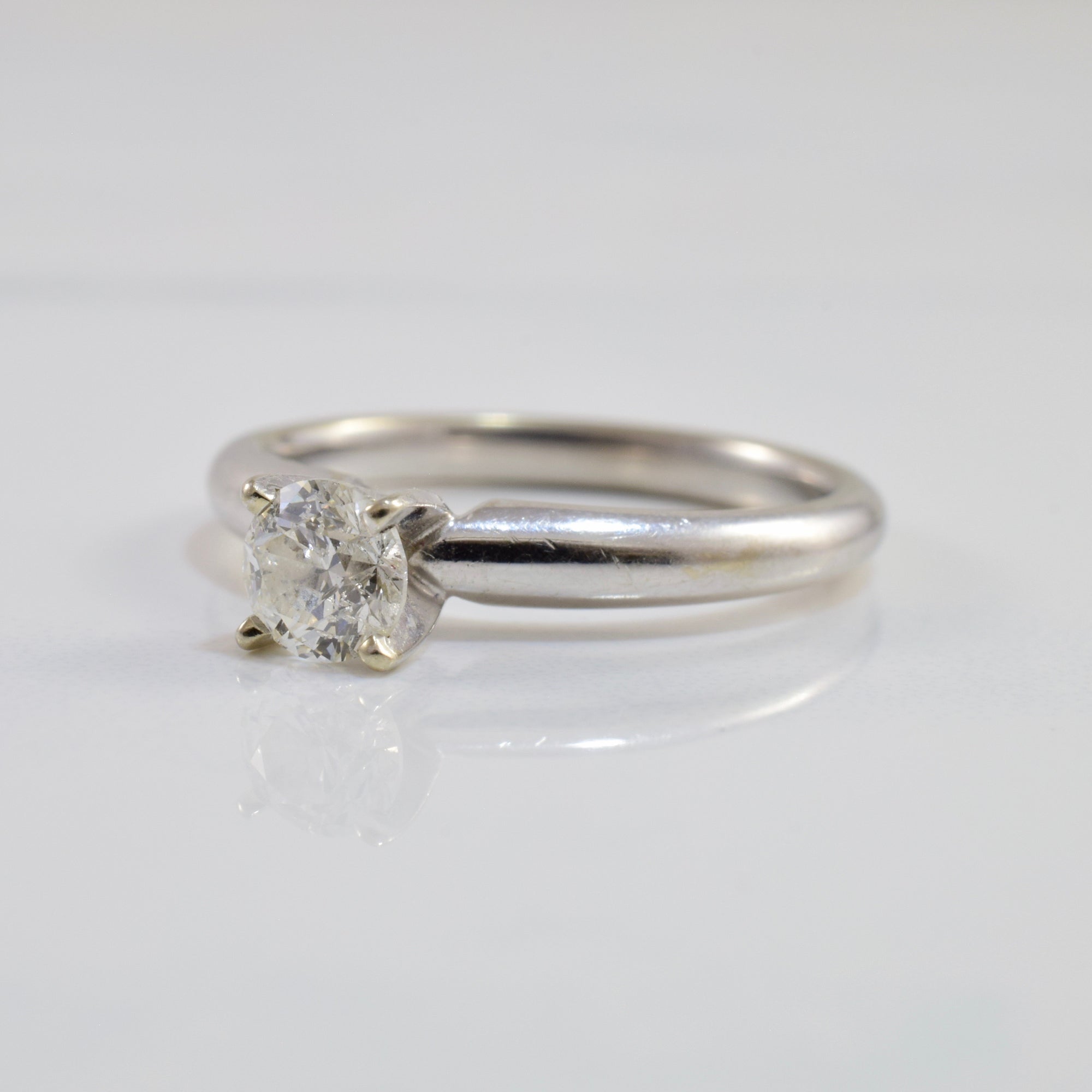Solitaire Engagement Ring | 0.42 ct SZ 6.25 |