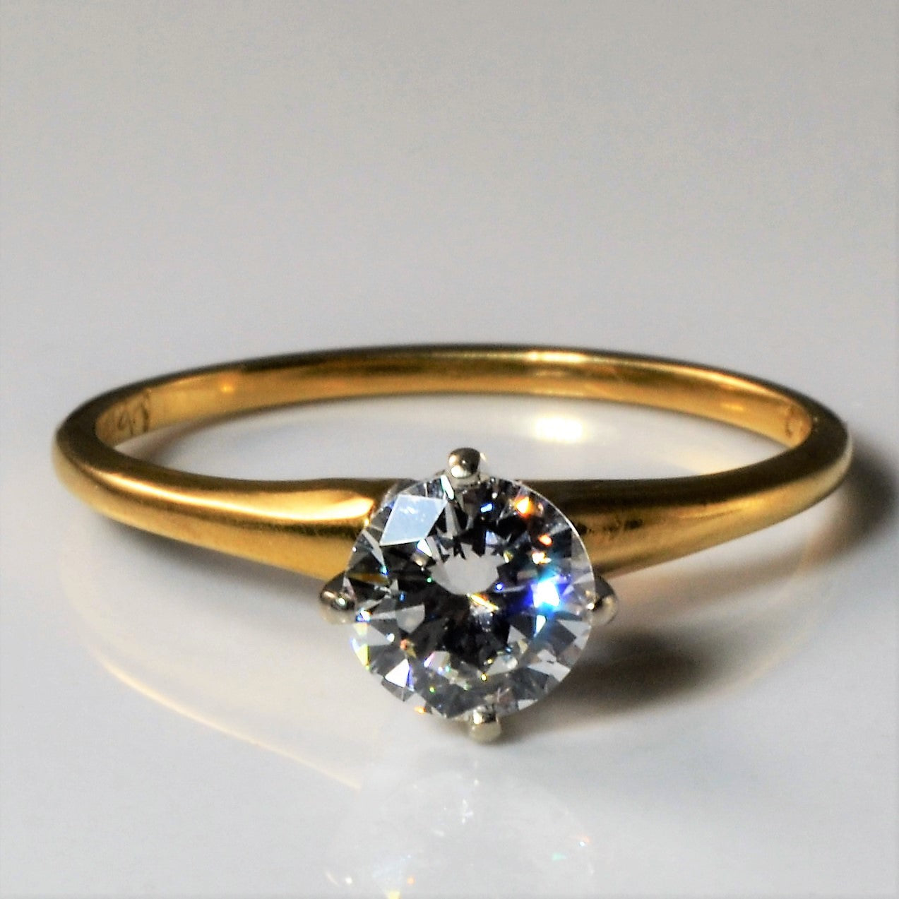 Orange Blossom' Late 1930s Solitaire Engagement Ring | 0.69ct | SZ 7 |