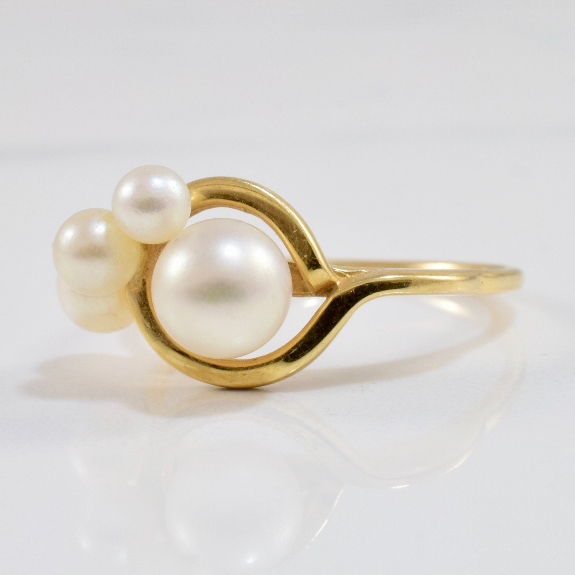 Pearl Bypass Ring | SZ 6.75 |