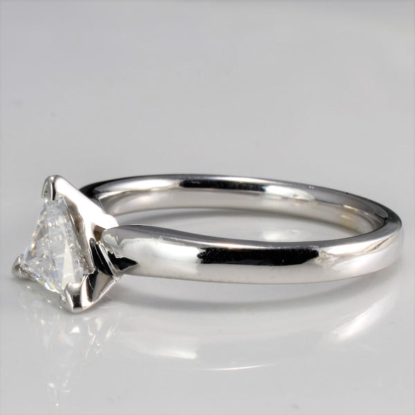 Solitaire Triangle Diamond Ring | 0.66 ct, SZ 6 |