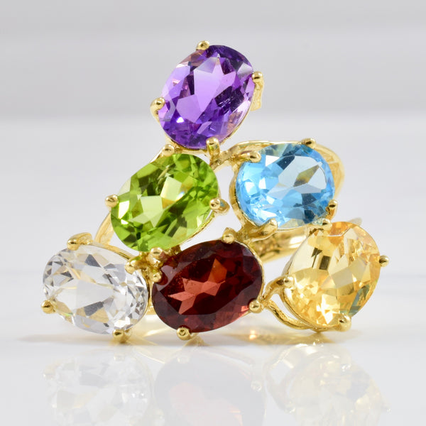 Multi Coloured Stone Ring | SZ 7 |