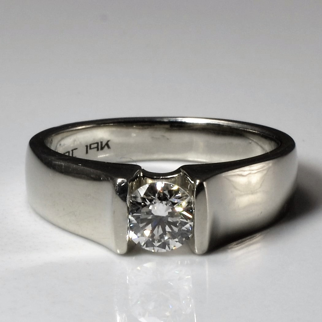 Tension Set Solitaire Canadian Diamond Ring | 0.43ct | SZ 5.25 |