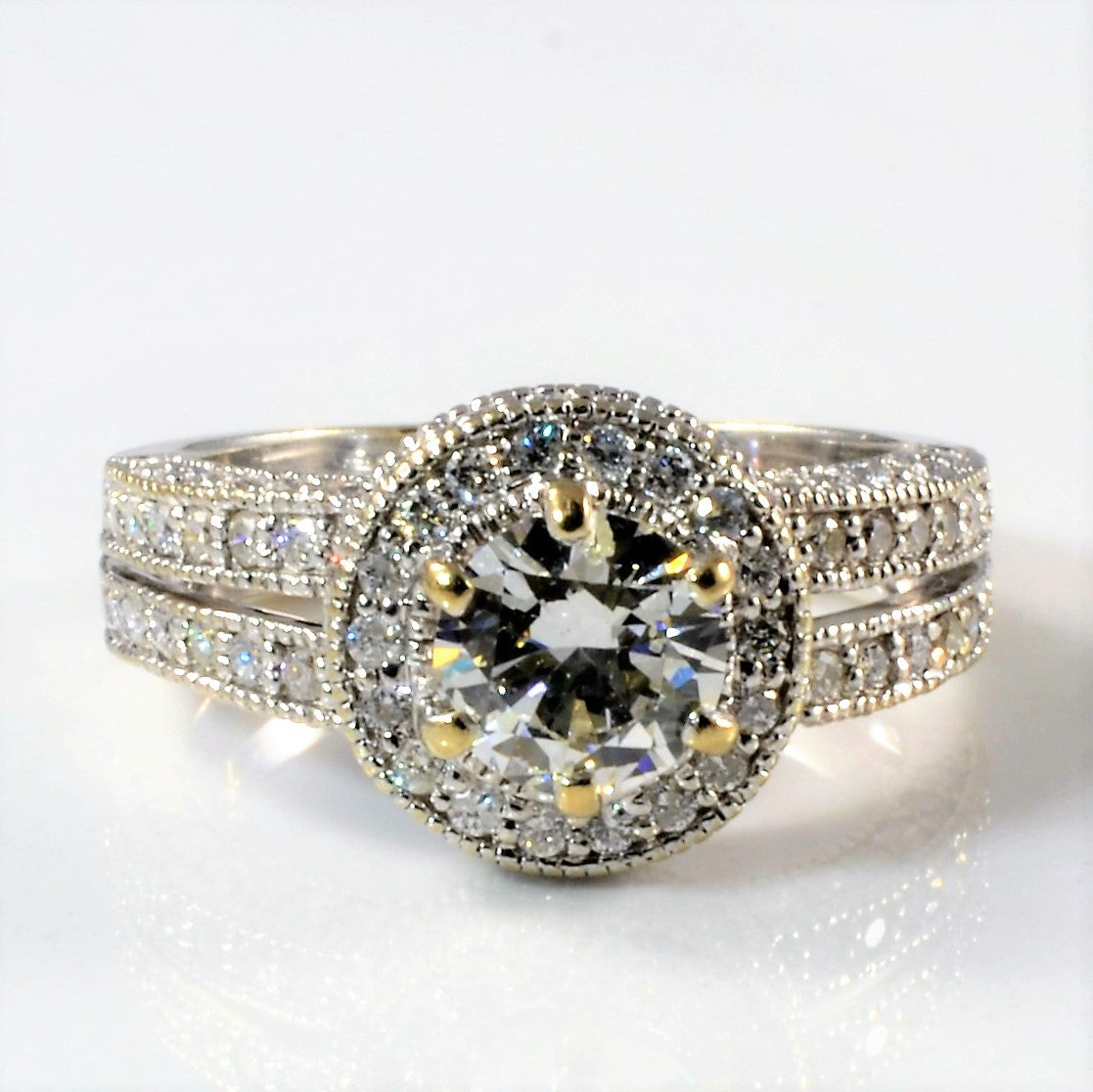 Brilliant cut diamond ring for sale in Canada, diamond engagement ring for sale, diamond engagement ring