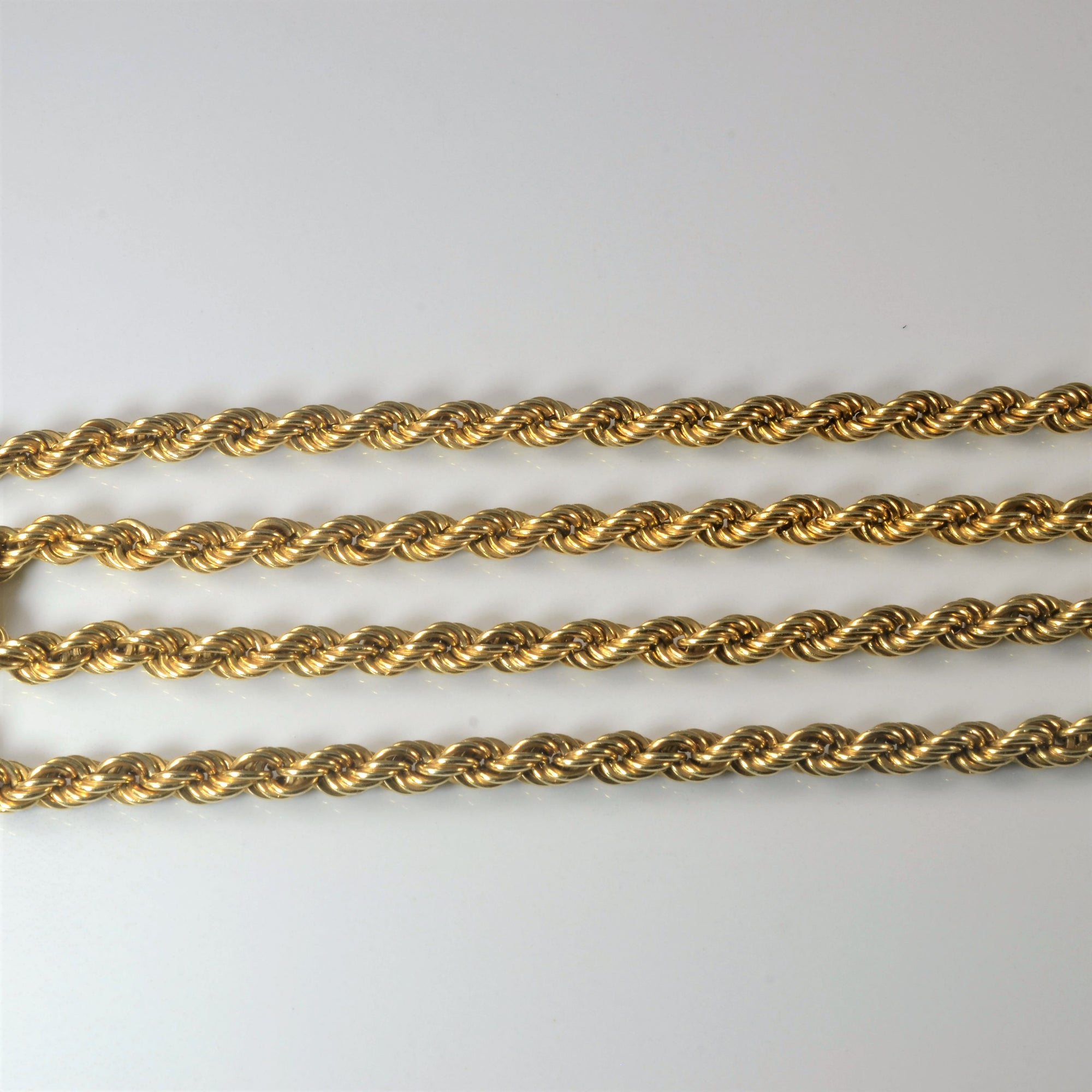 10k Yellow Gold Rope Chain | 27