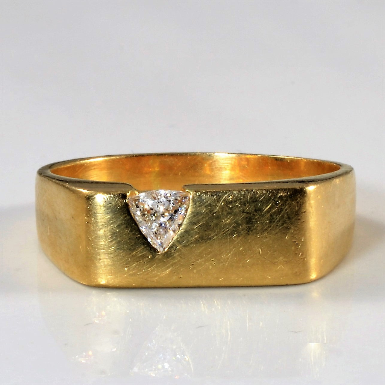 Trillion Cut Diamond Ring | 0.26ct | SZ 12.5 |