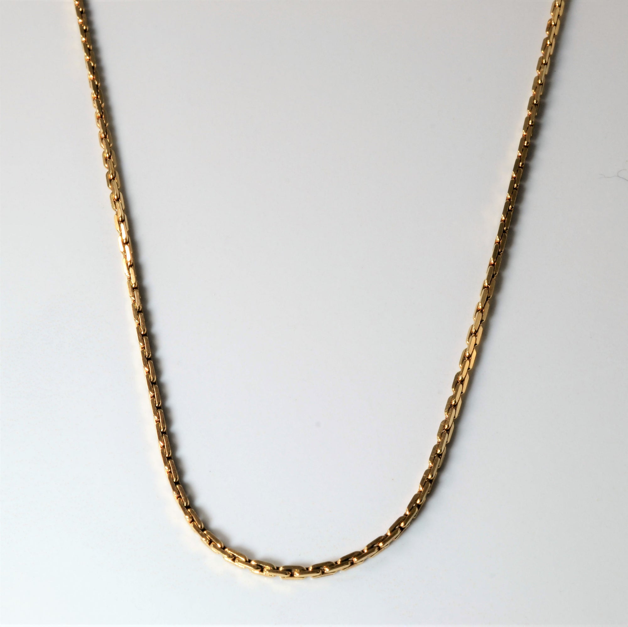 10k Yellow Gold Boston Link Chain | 15