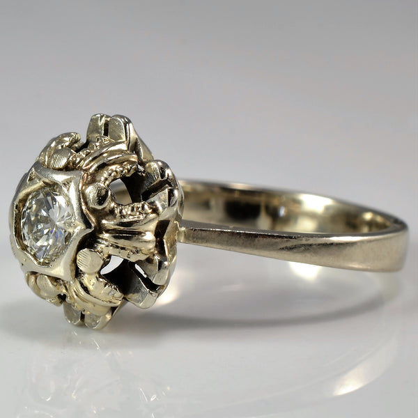 1950s Cushioned Diamond Ring | 0.30 ct, SZ 6 |