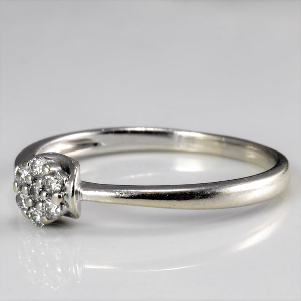 Cluster Set Diamond Ring | 0.14 ctw, SZ 7.5 |