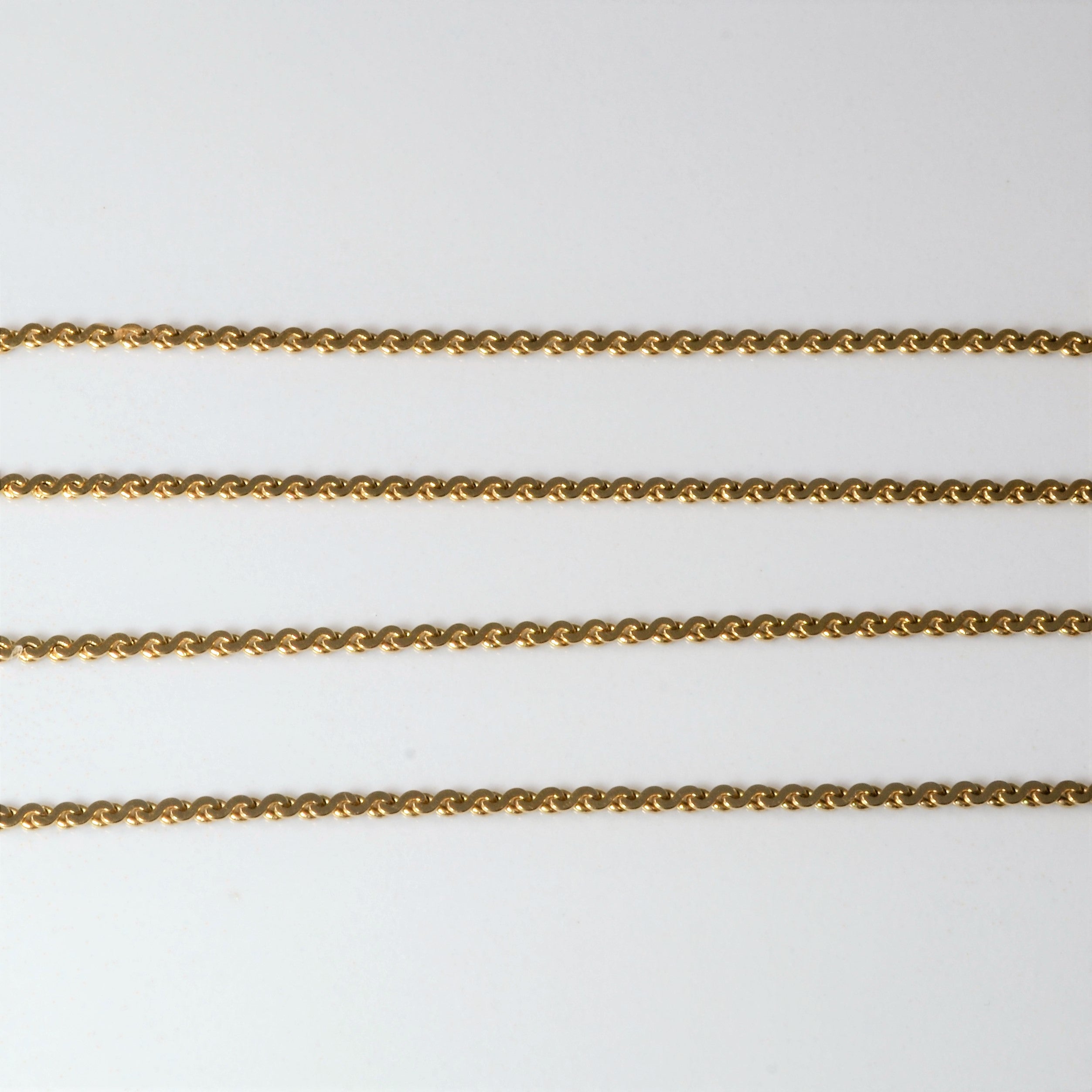 10k Yellow Gold Serpentine Chain | 16" |