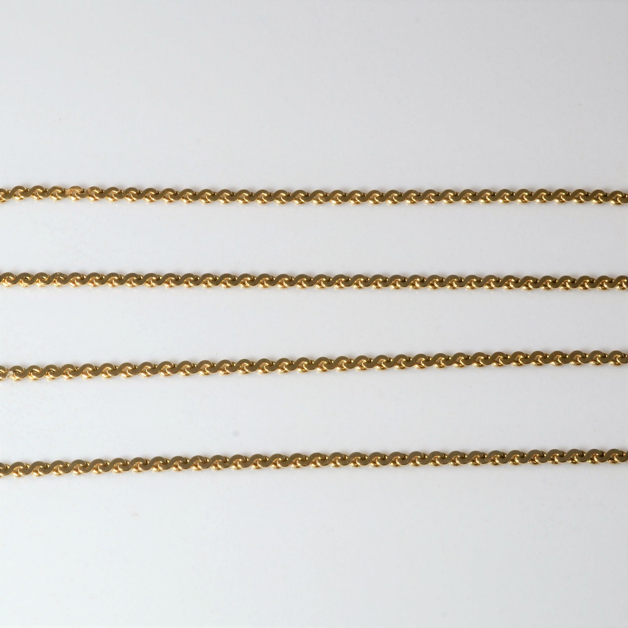 10k Yellow Gold Serpentine Chain | 16