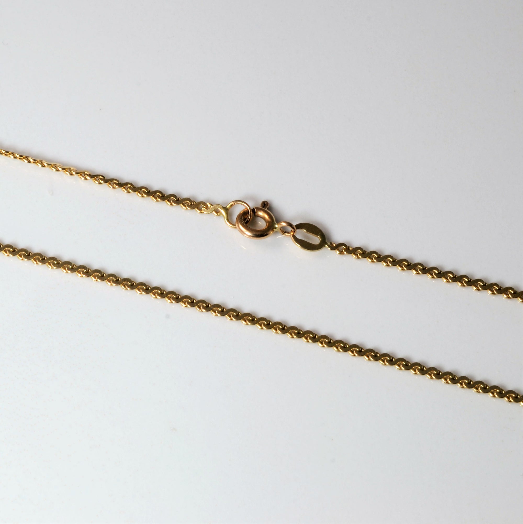 10k Yellow Gold Serpentine Chain | 16