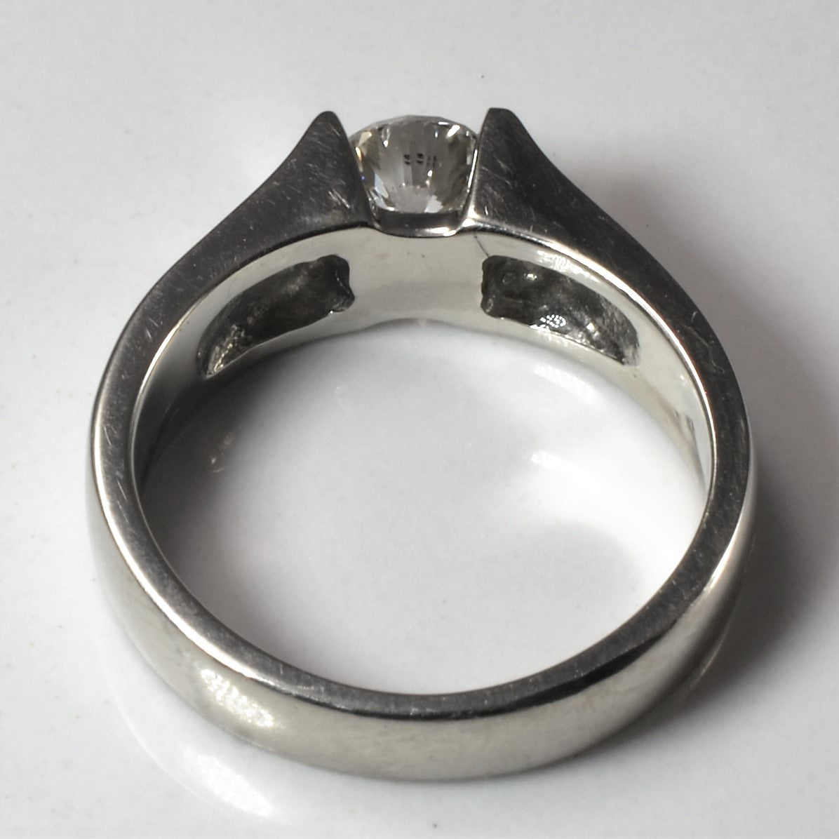 Tension Set Solitaire Canadian Diamond Ring | 0.43ct | SZ 5.25 |