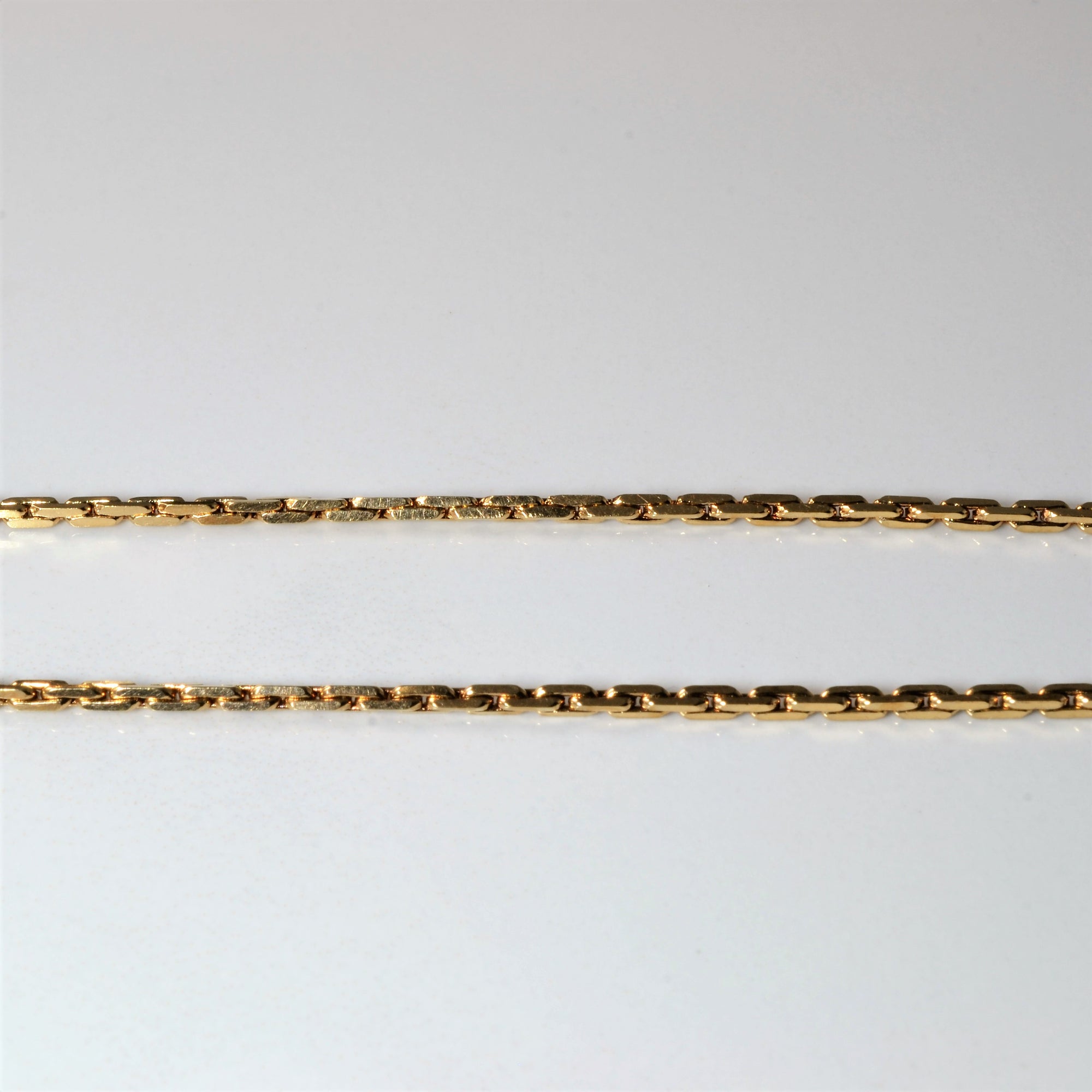 10k Yellow Gold Boston Link Chain | 15