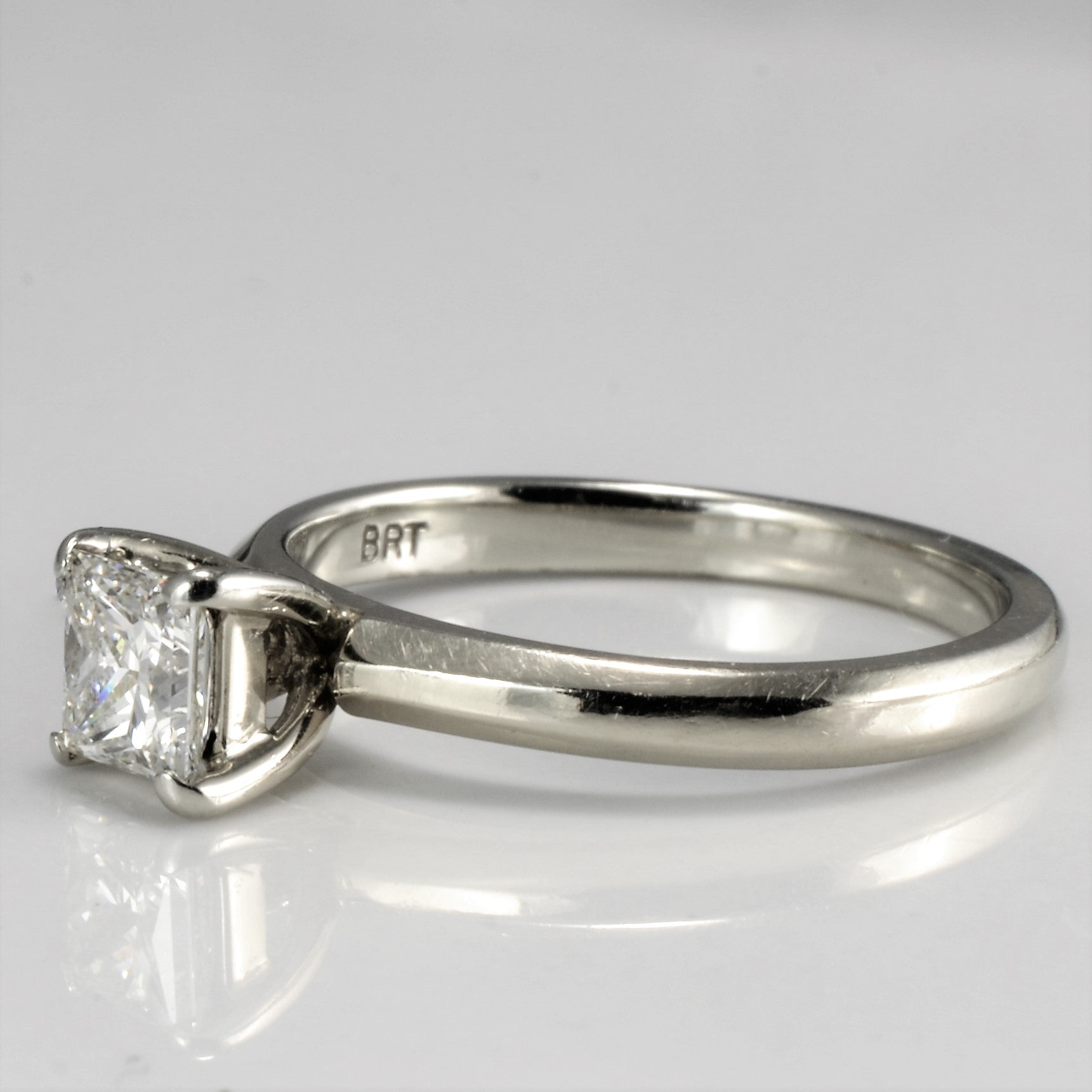 Solitaire Princess Diamond Engagement Ring | 0.50 ct, SZ 5.5 |