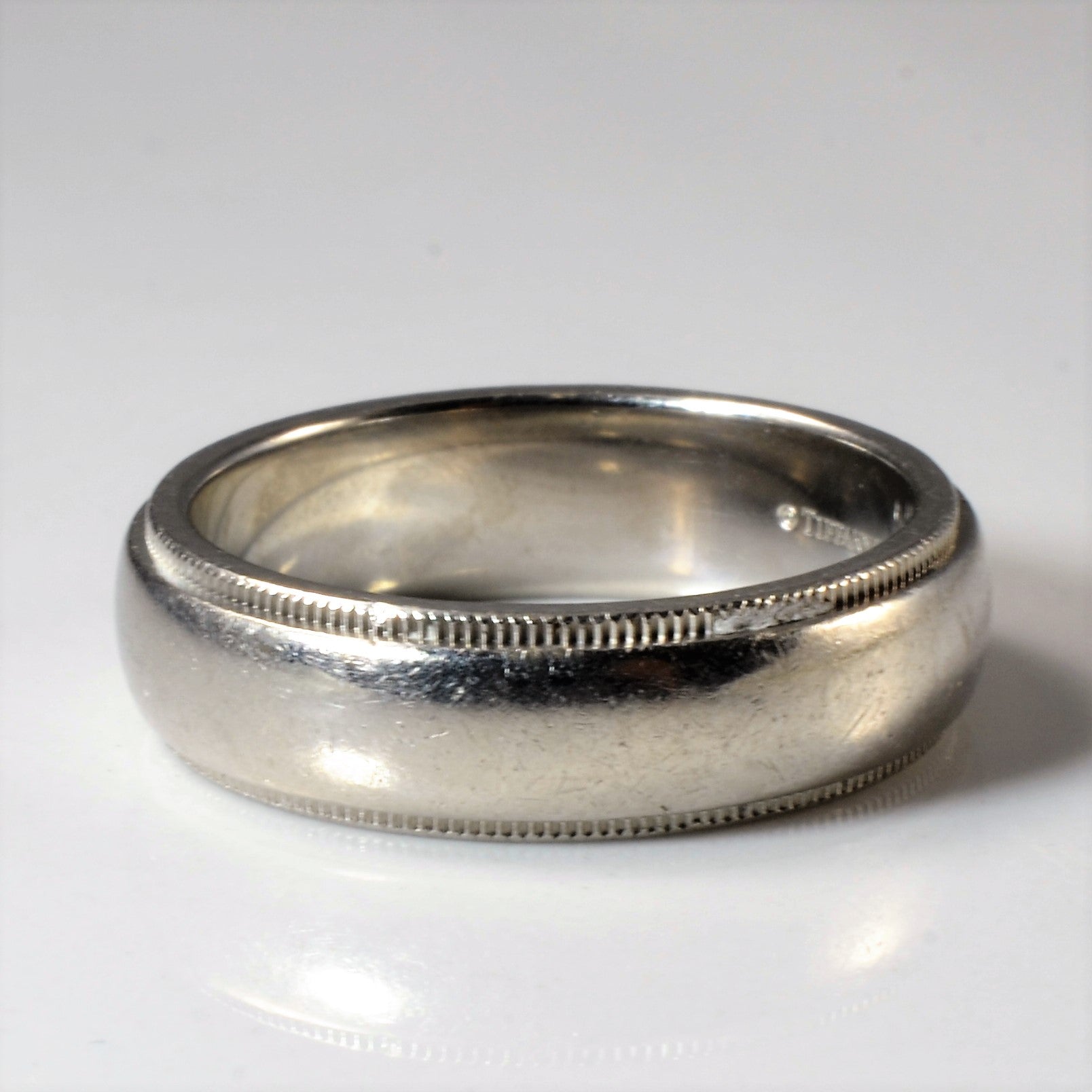 Tiffany & Co.' Milgrain Wedding Band | SZ 8.25 |