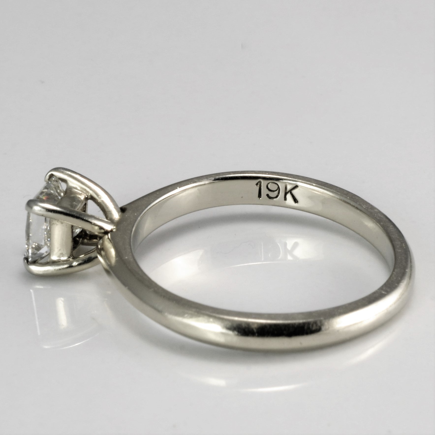 Solitaire Princess Diamond Engagement Ring | 0.50 ct, SZ 5.5 |