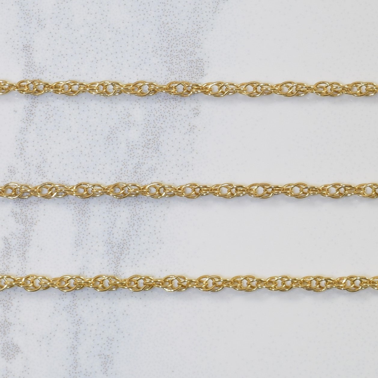 10k Yellow Gold Prince of Wales Chain | 19.5" |