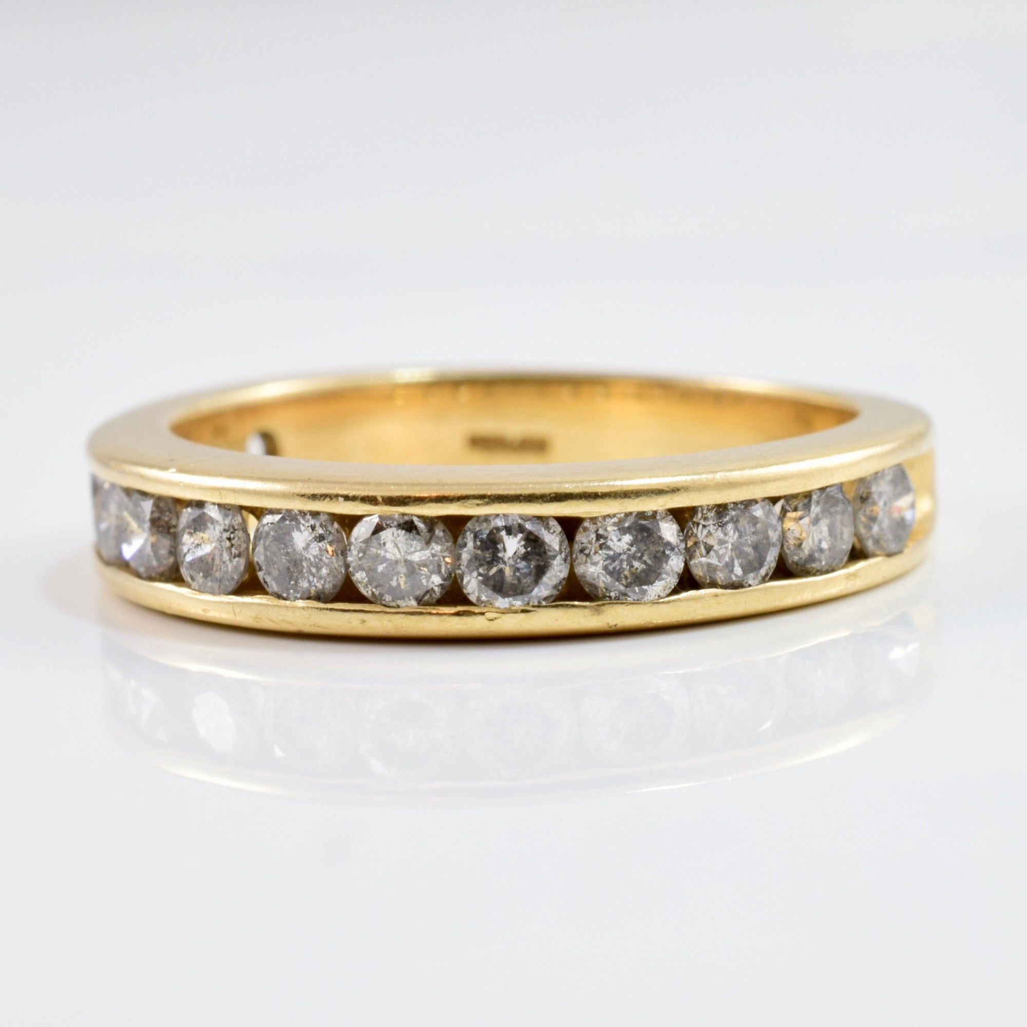 Channel Set Diamond Band | 0.84 ctw SZ 7 |