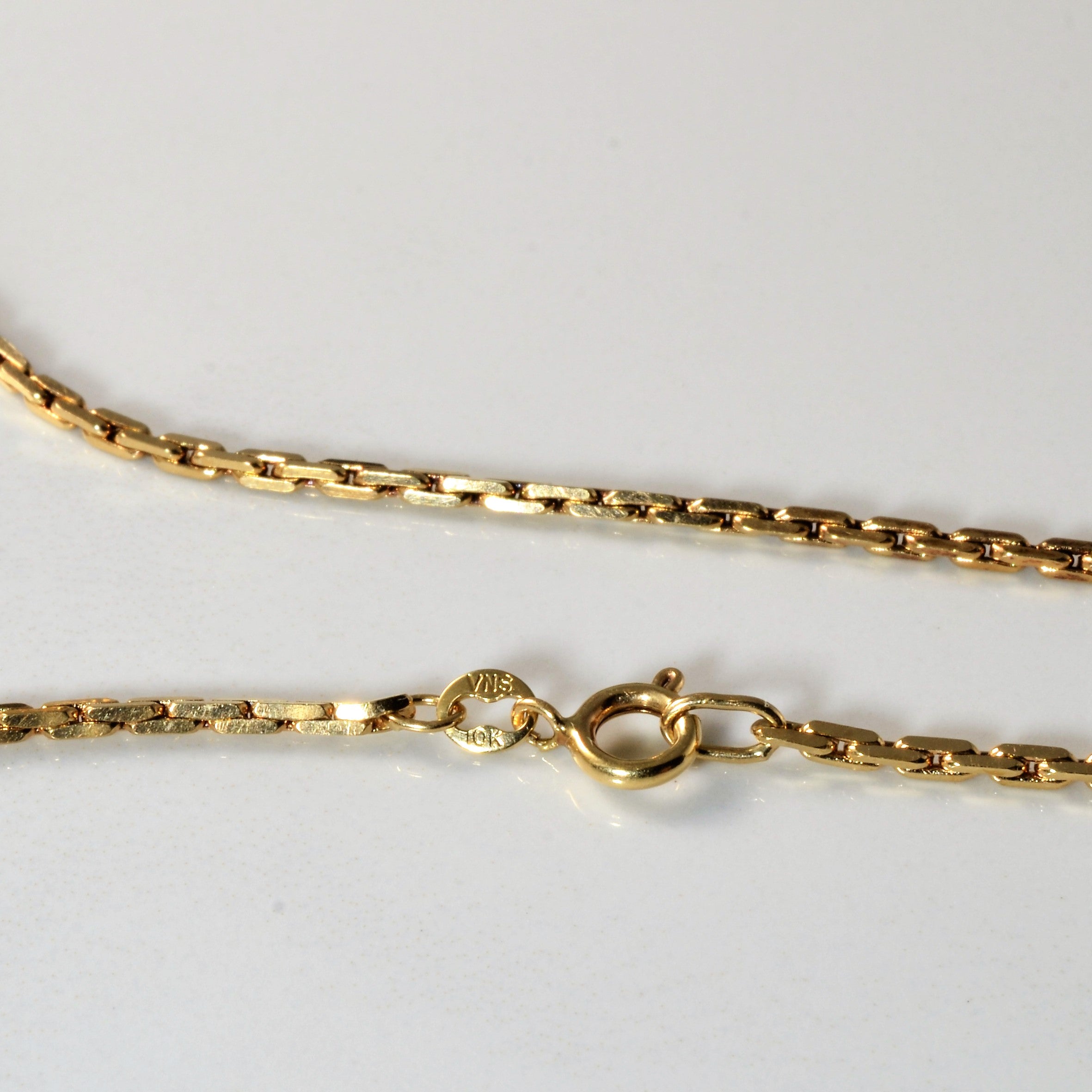 10k Yellow Gold Boston Link Chain | 15"|