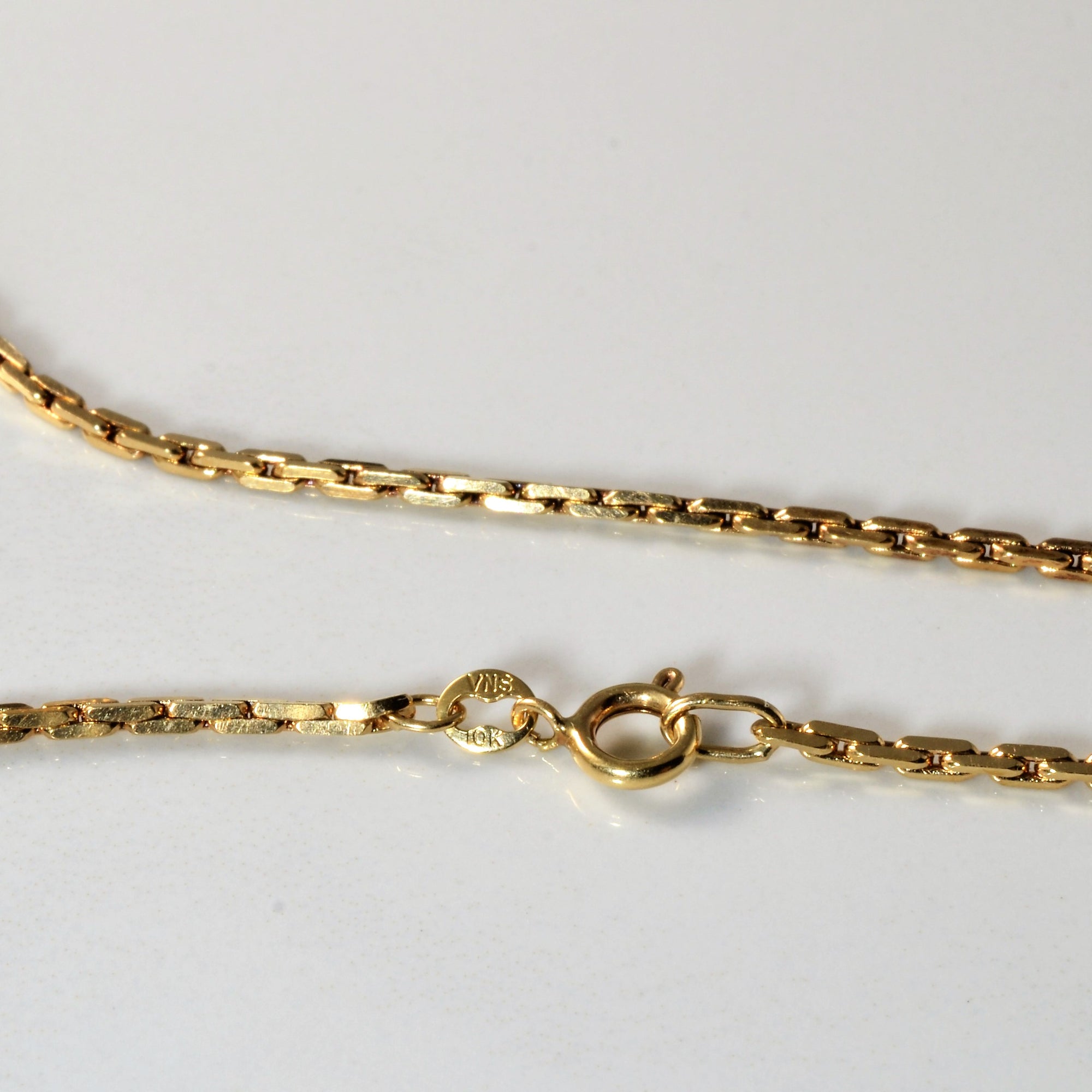 10k Yellow Gold Boston Link Chain | 15